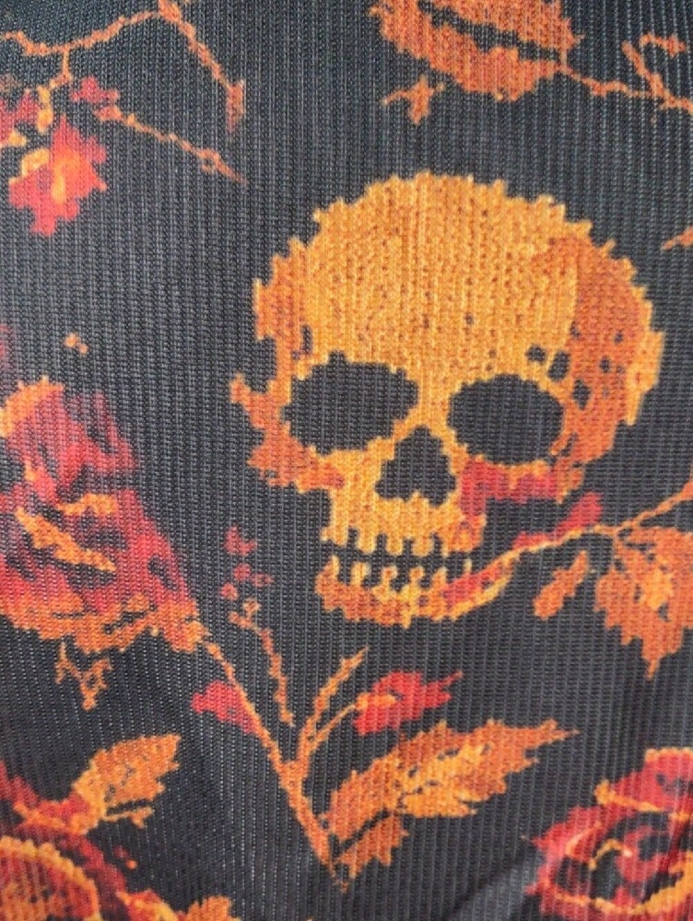 Skulls & Roses Print Cardigan - Picture 7 of 9